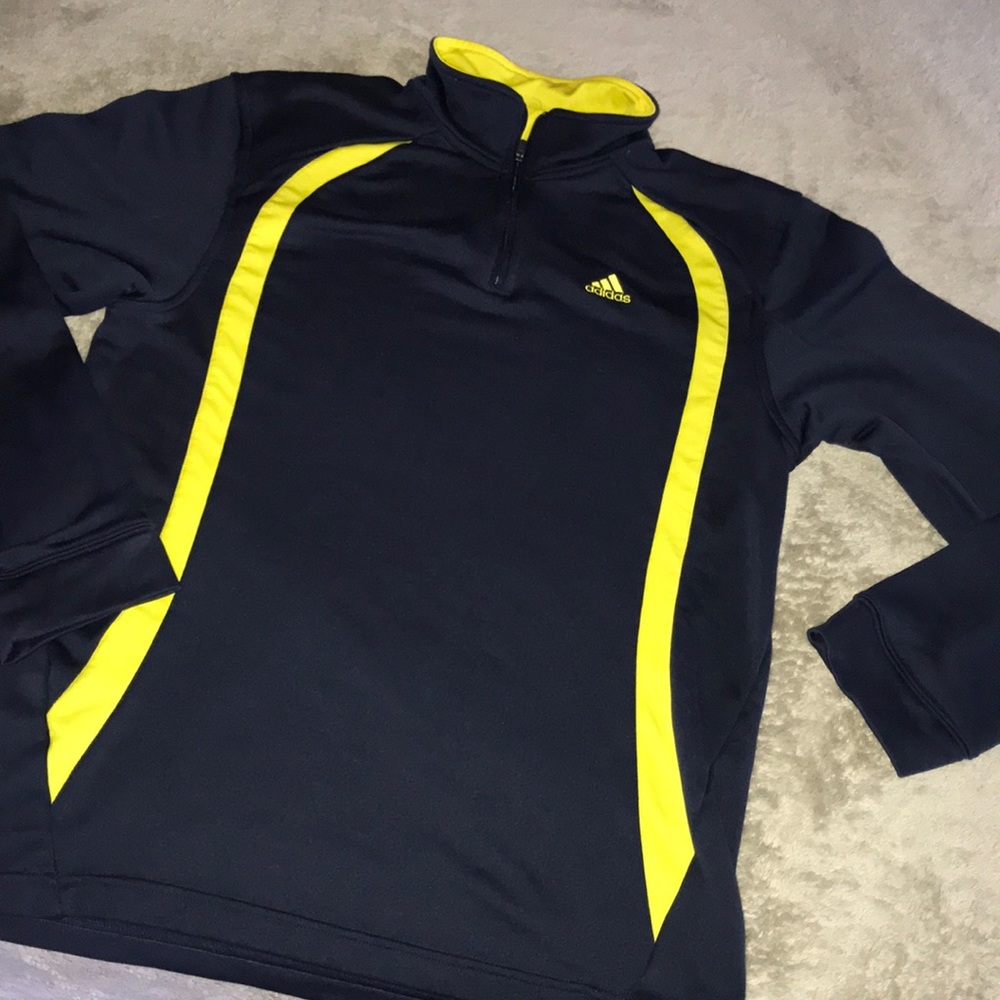 Adidas Jacket great U Michigan colors EUC  UMich #GoBlue